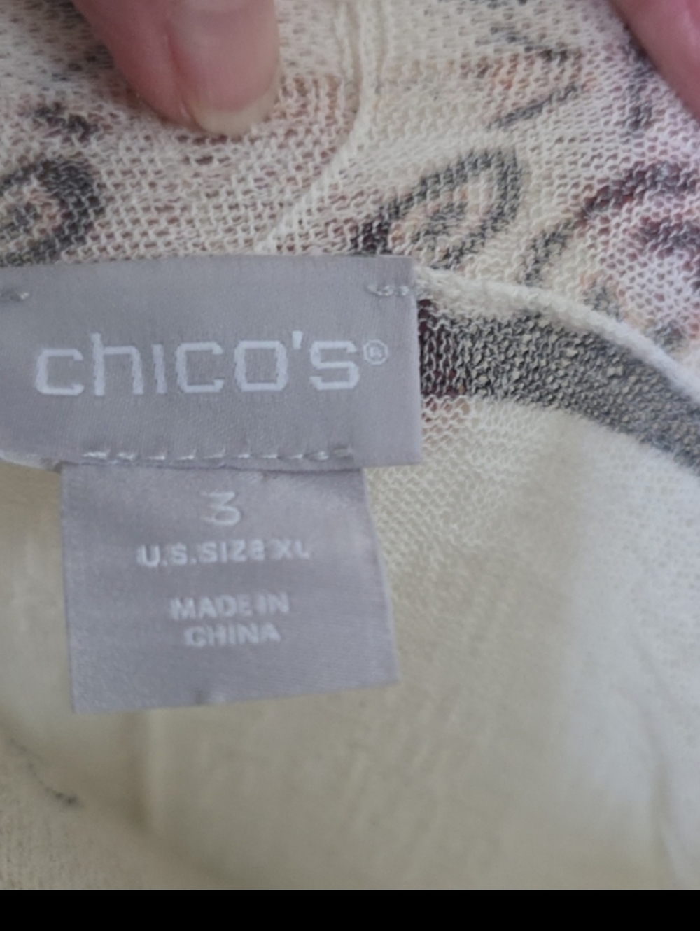 Chico's Beachcomber Kimono Cardigan - Picture 8 of 9